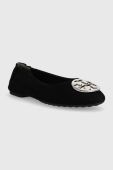 Замшеві балетки Tory Burch Claire Ballet колір чорний  147378-001 Замшеві балетки Tory Burch Claire Ballet колір чорний  147378-001