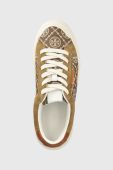 Замшеві кросівки Tory Burch Ladybug колір коричневий 150229-200 Замшеві кросівки Tory Burch Ladybug колір коричневий 150229-200