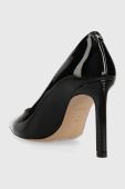 Шкіряні туфлі BOSS Janet Pump 90-P_N колір чорний 50498758