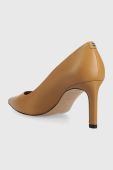 Шкіряні туфлі BOSS Janet Pump 70-N_N колір коричневий 50498836 Шкіряні туфлі BOSS Janet Pump 70-N_N колір коричневий 50498836