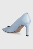 Шкіряні туфлі BOSS Janet Pump 70-N_N 50498836 колір блакитний Шкіряні туфлі BOSS Janet Pump 70-N_N 50498836 колір блакитний