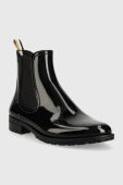Гумові чоботи BOSS Martha жіночі колір чорний 50498778 Гумові чоботи BOSS Martha жіночі колір чорний 50498778