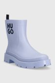 Гумові чоботи HUGO Jin жіночі колір фіолетовий 50498090