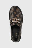 Мокасини Guess FL7ILR FAL14 жіночі колір коричневий на платформі ILARY Мокасини Guess FL7ILR FAL14 жіночі колір коричневий на платформі ILARY