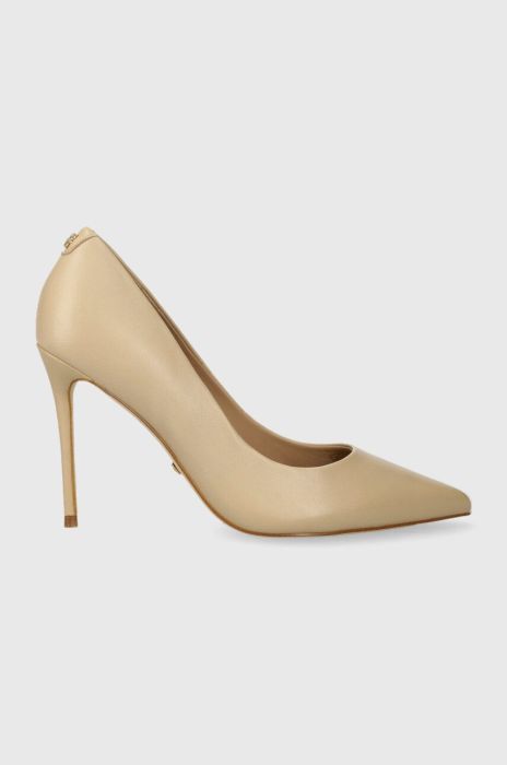 Шкіряні туфлі Guess SABALIA колір бежевий FL7SBA LEA08 Шкіряні туфлі Guess SABALIA колір бежевий FL7SBA LEA08