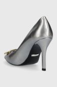 Шкіряні туфлі Guess FL7SCN LEM08 колір срібний SCANDEL Шкіряні туфлі Guess FL7SCN LEM08 колір срібний SCANDEL