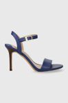 Шкіряні сандалі Lauren Ralph Lauren Gwen колір синій 802836571005 Шкіряні сандалі Lauren Ralph Lauren Gwen колір синій 802836571005