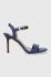 Шкіряні сандалі Lauren Ralph Lauren Gwen колір синій 802836571005