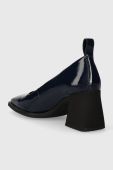 Шкіряні туфлі Vagabond Shoemakers HEDDA колір синій каблук блок 5303.160.64 Шкіряні туфлі Vagabond Shoemakers HEDDA колір синій каблук блок 5303.160.64