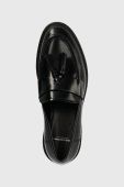 Шкіряні мокасини Vagabond Shoemakers ALEX W жіночі колір чорний на плоскому ходу 5648.004.20