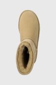 Замшеві чоботи UGG Classic Short II колір бежевий 1016223 Замшеві чоботи UGG Classic Short II колір бежевий 1016223