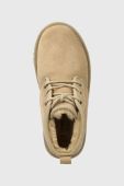 Замшеві черевики UGG Neumel жіночі колір бежевий на плоскому ходу утеплене 1094269 Замшеві черевики UGG Neumel жіночі колір бежевий на плоскому ходу утеплене 1094269