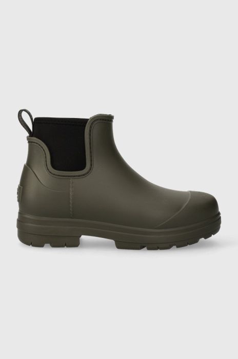 Гумові чоботи UGG Droplet жіночі колір зелений 1130831 Гумові чоботи UGG Droplet жіночі колір зелений 1130831