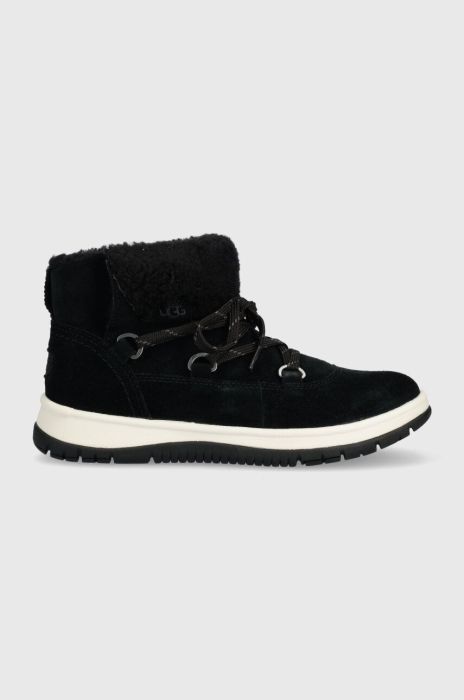 Зимові чоботи UGG Lakesider Heritage Lace колір чорний 1143836 Зимові чоботи UGG Lakesider Heritage Lace колір чорний 1143836