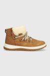 Замшеві чоботи UGG Lakesider Heritage Lace колір коричневий 1143836 Замшеві чоботи UGG Lakesider Heritage Lace колір коричневий 1143836