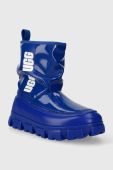 Зимові чоботи UGG Classic Brellah Mini жіночі колір синій 1144059 Зимові чоботи UGG Classic Brellah Mini жіночі колір синій 1144059
