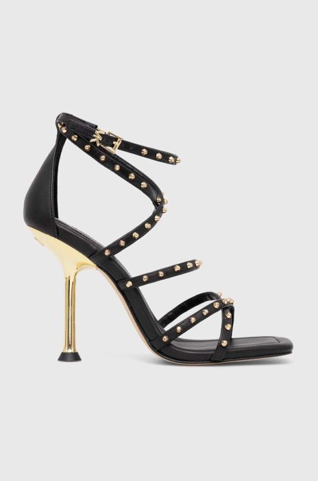 Шкіряні сандалі MICHAEL Michael Kors Imani колір чорний 40F3IMHS1L Шкіряні сандалі MICHAEL Michael Kors Imani колір чорний 40F3IMHS1L