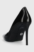 Шкіряні туфлі MICHAEL Michael Kors Keke колір чорний 40F3KEHP1L Шкіряні туфлі MICHAEL Michael Kors Keke колір чорний 40F3KEHP1L