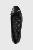 Шкіряні балетки MICHAEL Michael Kors Nori колір чорний  40F3NRFP1L Шкіряні балетки MICHAEL Michael Kors Nori колір чорний  40F3NRFP1L