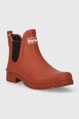Гумові чоботи Barbour Wilton жіночі колір помаранчевий LRF0066OR31