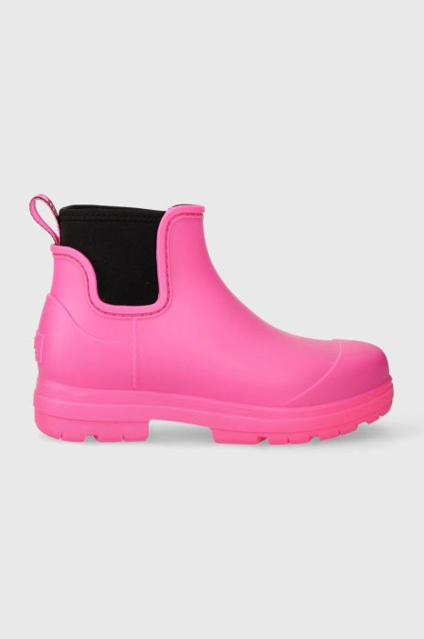 Гумові чоботи UGG Droplet жіночі колір рожевий 1130831 Гумові чоботи UGG Droplet жіночі колір рожевий 1130831