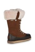 Чоботи Emu Australia Orica Hi жіночі колір коричневий на плоскому ходу утеплене W12327.OAES
