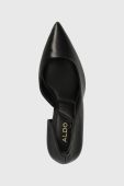 Шкіряні туфлі Aldo Ligowan колір чорний каблук блок 13658282.LIGOWAN Шкіряні туфлі Aldo Ligowan колір чорний каблук блок 13658282.LIGOWAN
