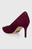 Замшеві туфлі Guess BRAVO колір бордовий FL8BRO SUE08 Замшеві туфлі Guess BRAVO колір бордовий FL8BRO SUE08