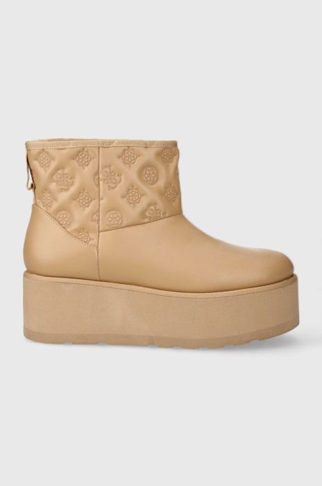 Зимові чоботи Guess JILLA колір бежевий FL8JIA ELE10 Зимові чоботи Guess JILLA колір бежевий FL8JIA ELE10