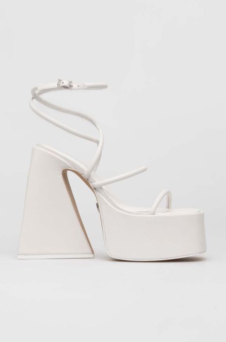 Шкіряні сандалі Naked Wolfe Angel колір білий Шкіряні сандалі Naked Wolfe Angel колір білий