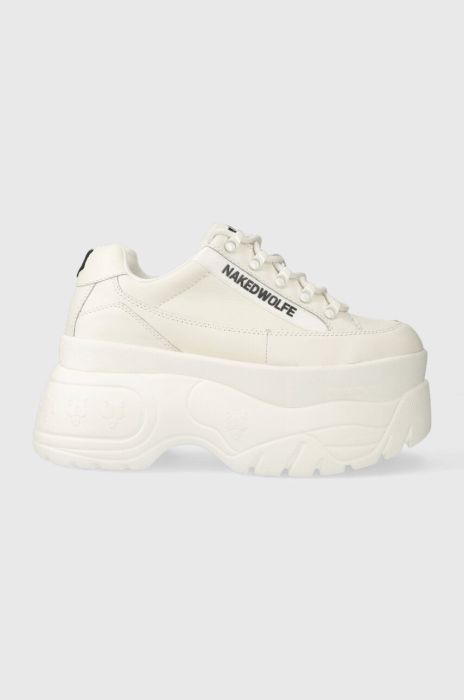 Шкіряні кросівки Naked Wolfe Sprinter колір білий