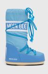 Зимові чоботи Moon Boot ICON NYLON 14004400.088 колір блакитний Зимові чоботи Moon Boot ICON NYLON 14004400.088 колір блакитний