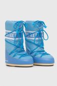 Зимові чоботи Moon Boot ICON NYLON 14004400.088 колір блакитний Зимові чоботи Moon Boot ICON NYLON 14004400.088 колір блакитний
