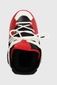 Зимові чоботи Moon Boot SNEAKER MID колір червоний 14028200.004