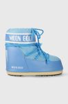 Зимові чоботи Moon Boot ICON LOW NYLON 14093400.015 колір блакитний Зимові чоботи Moon Boot ICON LOW NYLON 14093400.015 колір блакитний