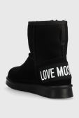 Замшеві чоботи Love Moschino WINTER30 колір чорний JA24423H0HJA5000 Замшеві чоботи Love Moschino WINTER30 колір чорний JA24423H0HJA5000
