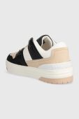 Шкіряні кросівки Tommy Hilfiger TH PREMIUM LO BASKET SNEAKER колір білий FW0FW07564