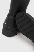 Гумові чоботи Tommy Hilfiger TOMMY RUBBERBOOT жіночі колір чорний FW0FW07665