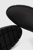 Чоботи Tommy Hilfiger ESSENTIAL TOMMY RAINBOOT жіночі колір чорний на плоскому ходу FW0FW07666