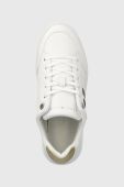 Шкіряні кросівки Tommy Hilfiger ELEVATED GLOBAL STRIPES SNEAKER колір білий FW0FW07446