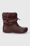 Зимові чоботи Crocs Classic Neo Puff Luxe Boot колір бордовий 207312 Зимові чоботи Crocs Classic Neo Puff Luxe Boot колір бордовий 207312