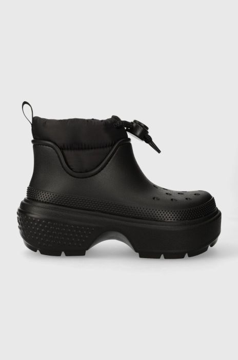 Зимові чоботи Crocs STOMP PUFF BOOT 209324 BLACK колір чорний 209324 Зимові чоботи Crocs STOMP PUFF BOOT 209324 BLACK колір чорний 209324