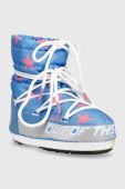 Зимові чоботи Moon Boot LIGHT LOW STARS 14601700.001 колір блакитний Зимові чоботи Moon Boot LIGHT LOW STARS 14601700.001 колір блакитний