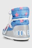 Зимові чоботи Moon Boot LIGHT LOW STARS 14601700.001 колір блакитний Зимові чоботи Moon Boot LIGHT LOW STARS 14601700.001 колір блакитний