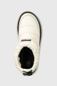 Зимові чоботи Tommy Jeans TJW PADDED FLAT BOOT колір бежевий EN0EN02292 Зимові чоботи Tommy Jeans TJW PADDED FLAT BOOT колір бежевий EN0EN02292