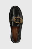 Шкіряні мокасини Kurt Geiger London Mayfair Chunky жіночі колір чорний на платформі 573000109