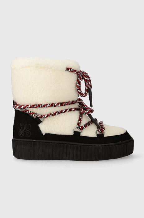 Зимові чоботи HUGO Jelissa колір білий 50504979 Зимові чоботи HUGO Jelissa колір білий 50504979