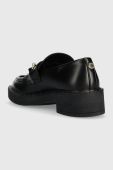 Мокасини Steve Madden Omari жіночі колір чорний на плоскому ходу SM11002721 Мокасини Steve Madden Omari жіночі колір чорний на плоскому ходу SM11002721