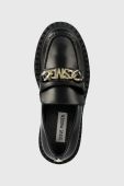 Мокасини Steve Madden Omari жіночі колір чорний на плоскому ходу SM11002721 Мокасини Steve Madden Omari жіночі колір чорний на плоскому ходу SM11002721