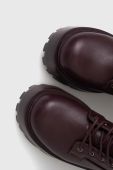 Чоботи Steve Madden Hariet жіночі колір бордовий на платформі SM11002722